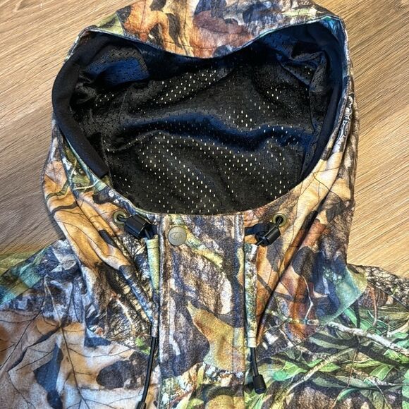 Vtg mossy oak raintaimer II jacket in camo size XL in forest floor hooded - Picture 5 of 11